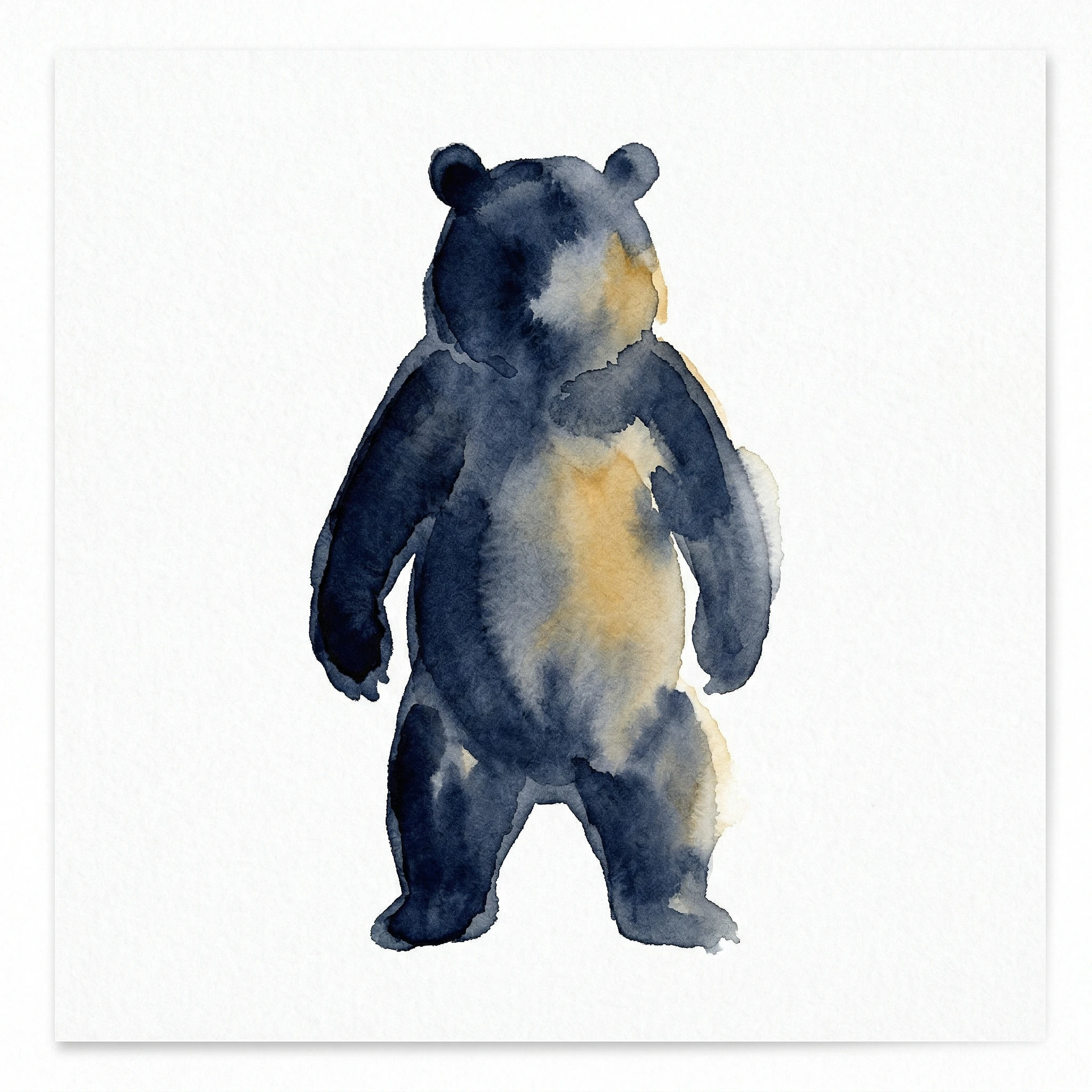Bear — Watercolor Icon