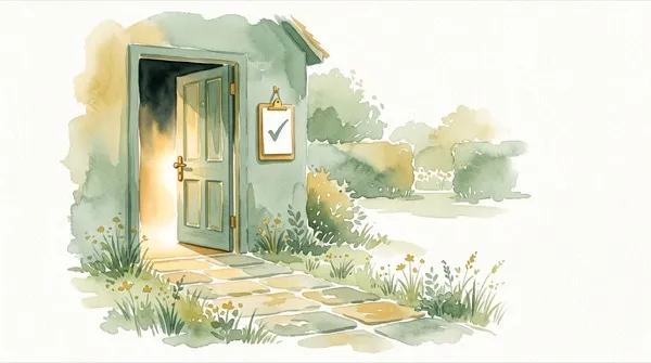 Easy Onboarding — Watercolor in Sage and Gold